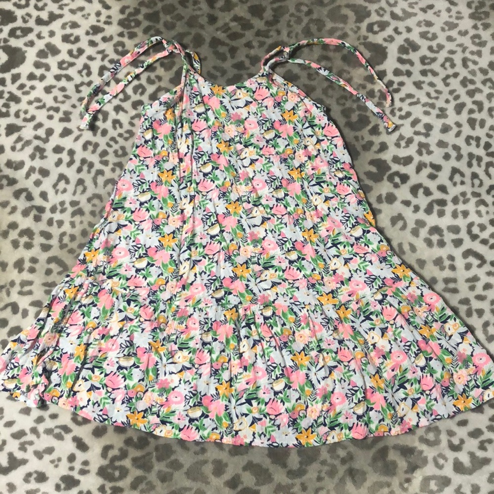Girl’s Summer floral tank top dress
